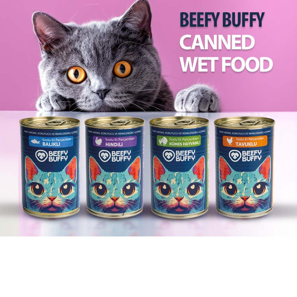 Beefy Buffy Canned Wet Food Category