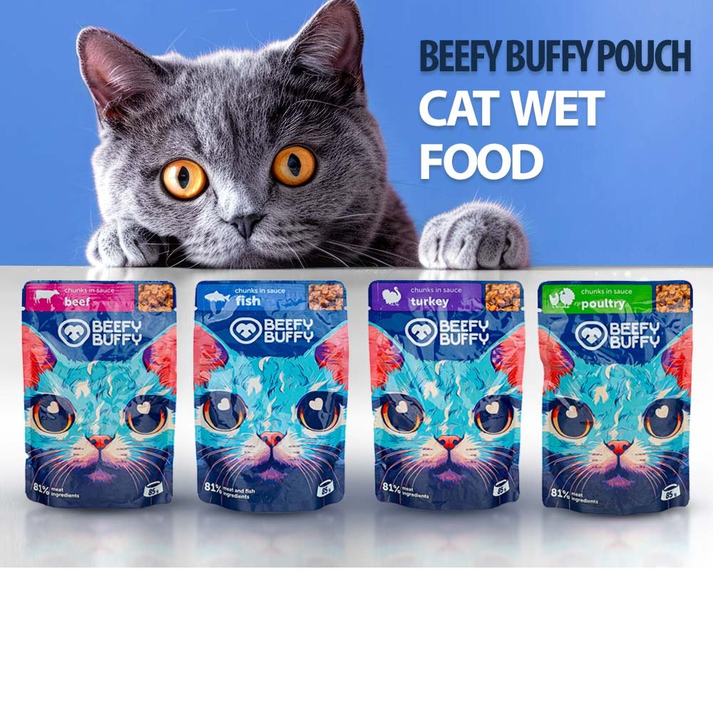 Beffy Buffy Pouch Cat Wet Food Category