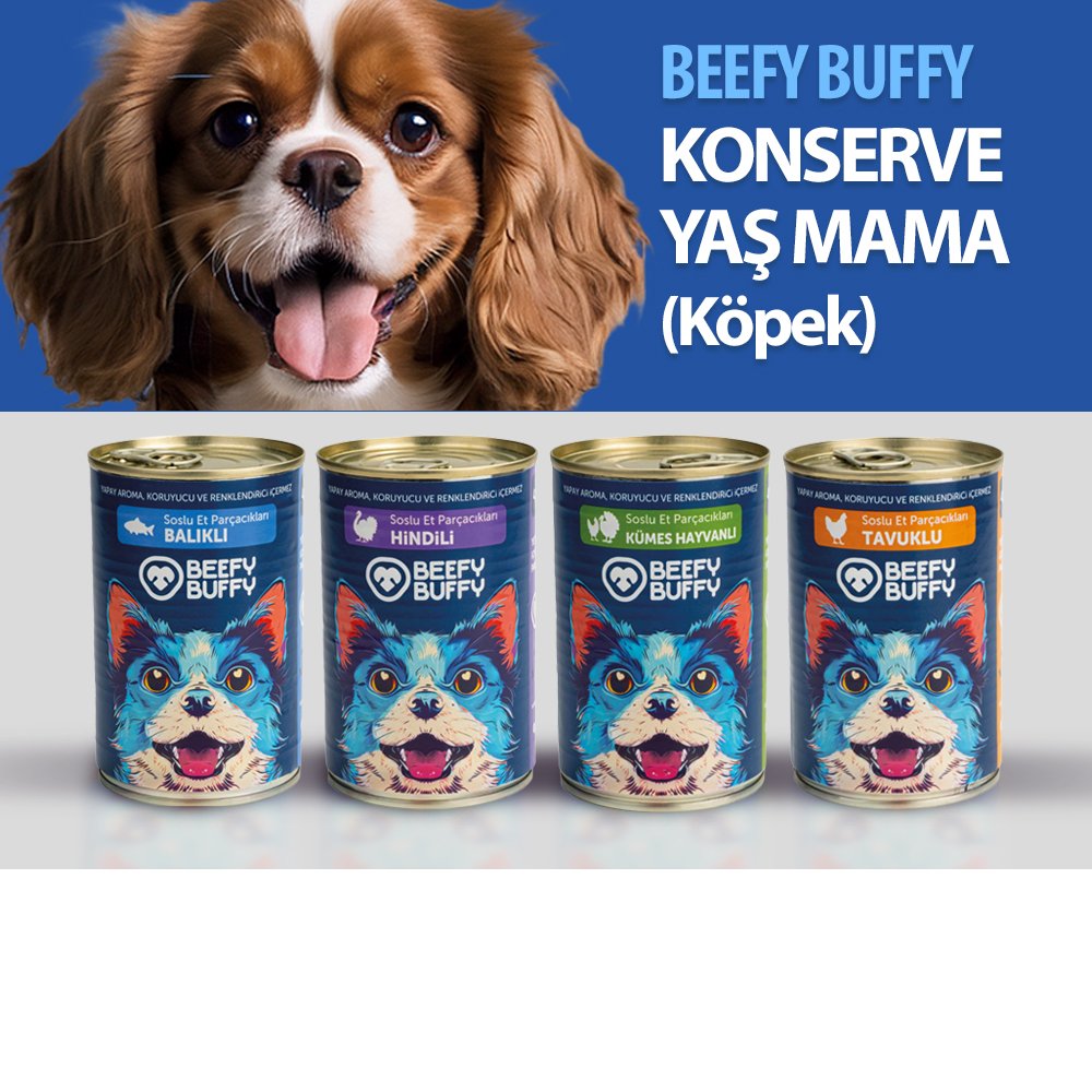Beefy Buffy Köpek Konserve Mama Kategorisi