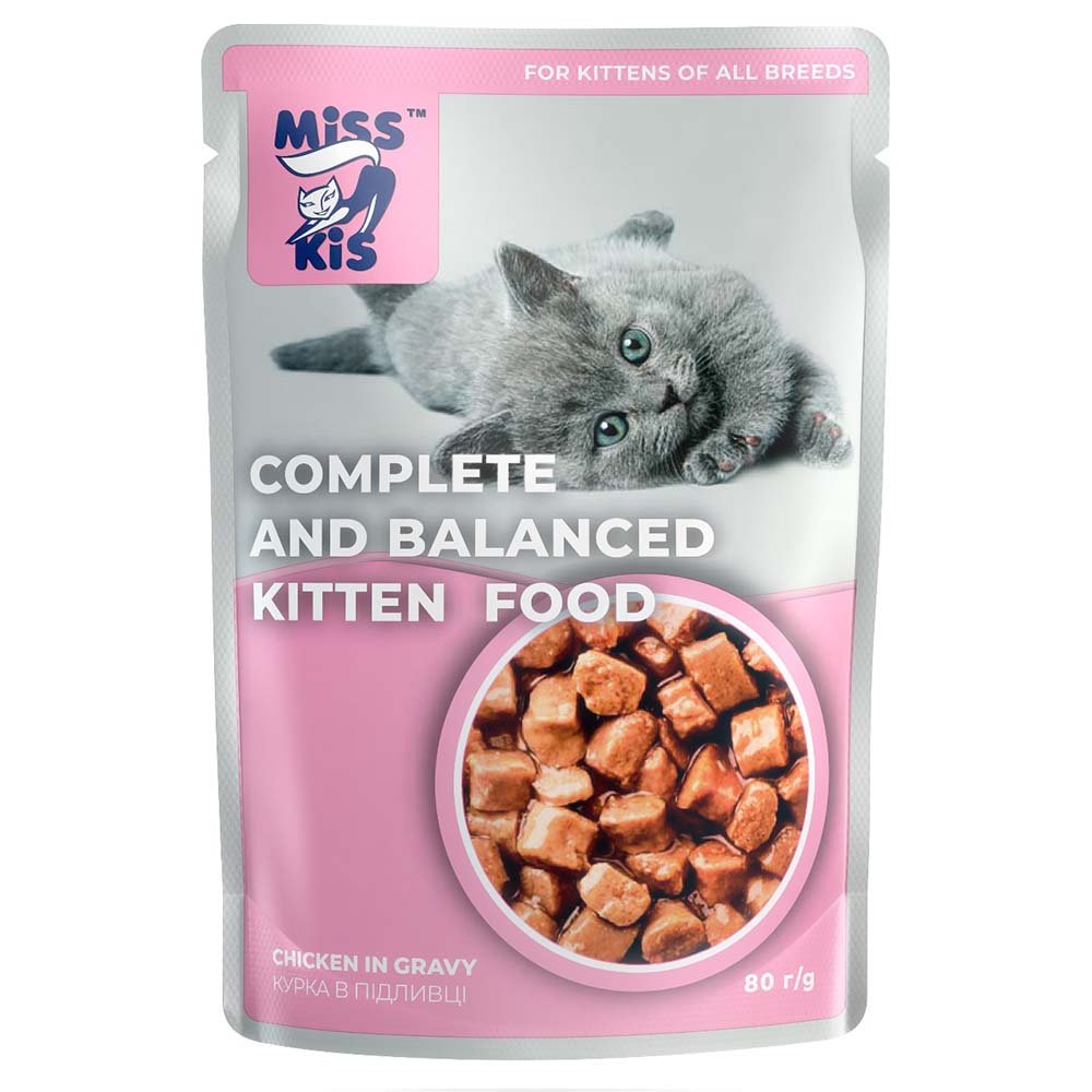 Miss Kis Chicken Wet Kitten Cat Food